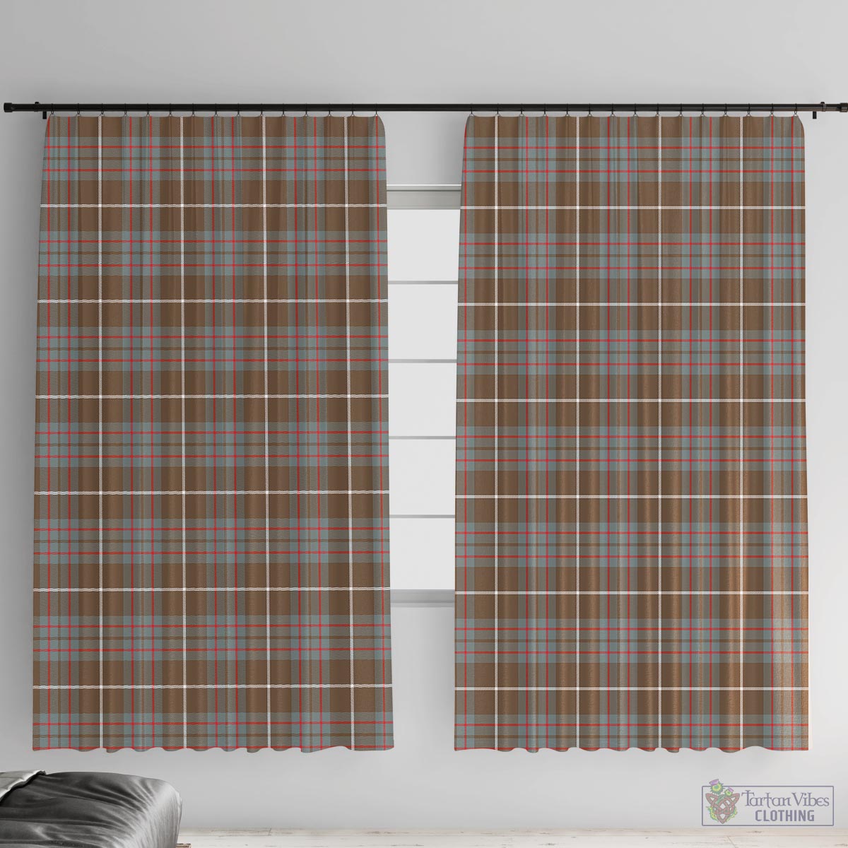 MacIntyre Hunting Weathered Tartan Window Curtain