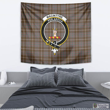 MacIntyre Hunting Weathered Tartan Tapestry Wall Hanging and Home Decor for Room with Family Crest