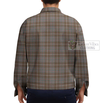 MacIntyre Hunting Weathered Tartan Unisex Lapel Cotton Jacket