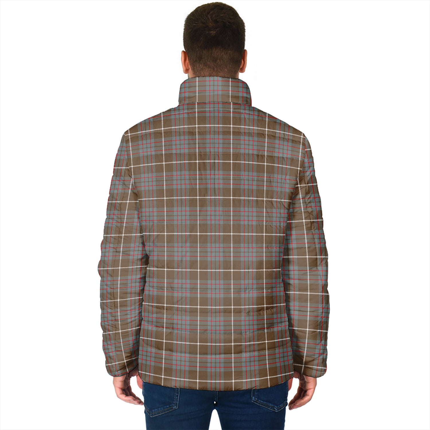 MacIntyre Hunting Weathered Tartan Padded Jacket - Tartanvibesclothing