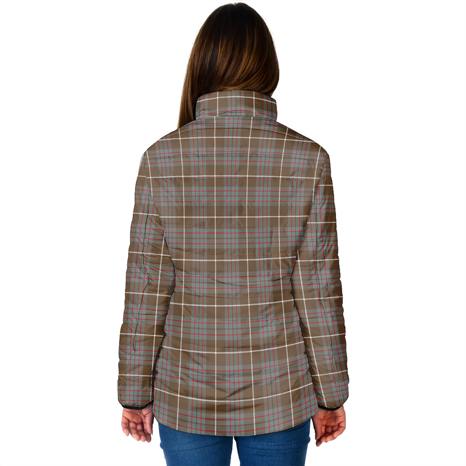 MacIntyre Hunting Weathered Tartan Padded Jacket - Tartan Vibes Clothing