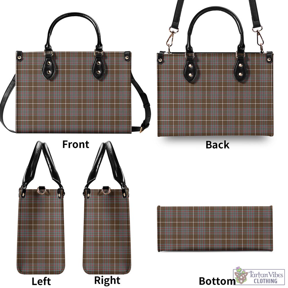 Tartan Vibes Clothing MacIntyre Hunting Weathered Tartan Luxury Leather Handbags