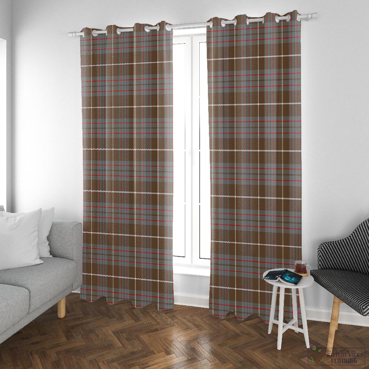 MacIntyre Hunting Weathered Tartan Window Curtain