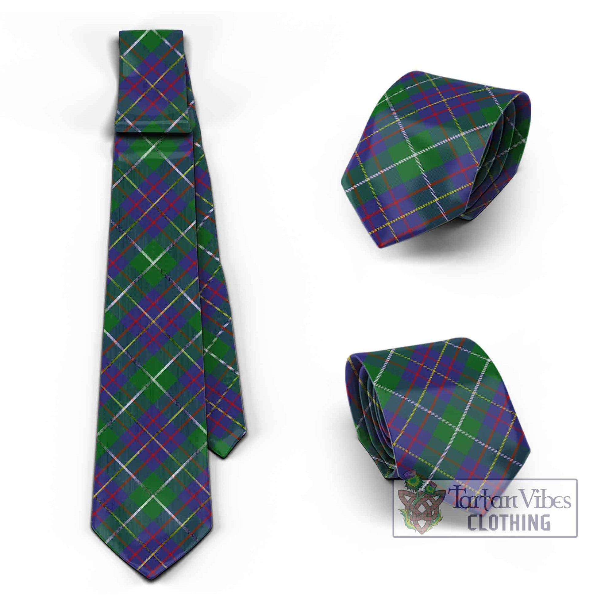 Tartan Vibes Clothing MacIntyre Inglis Tartan Classic Necktie Cross Style