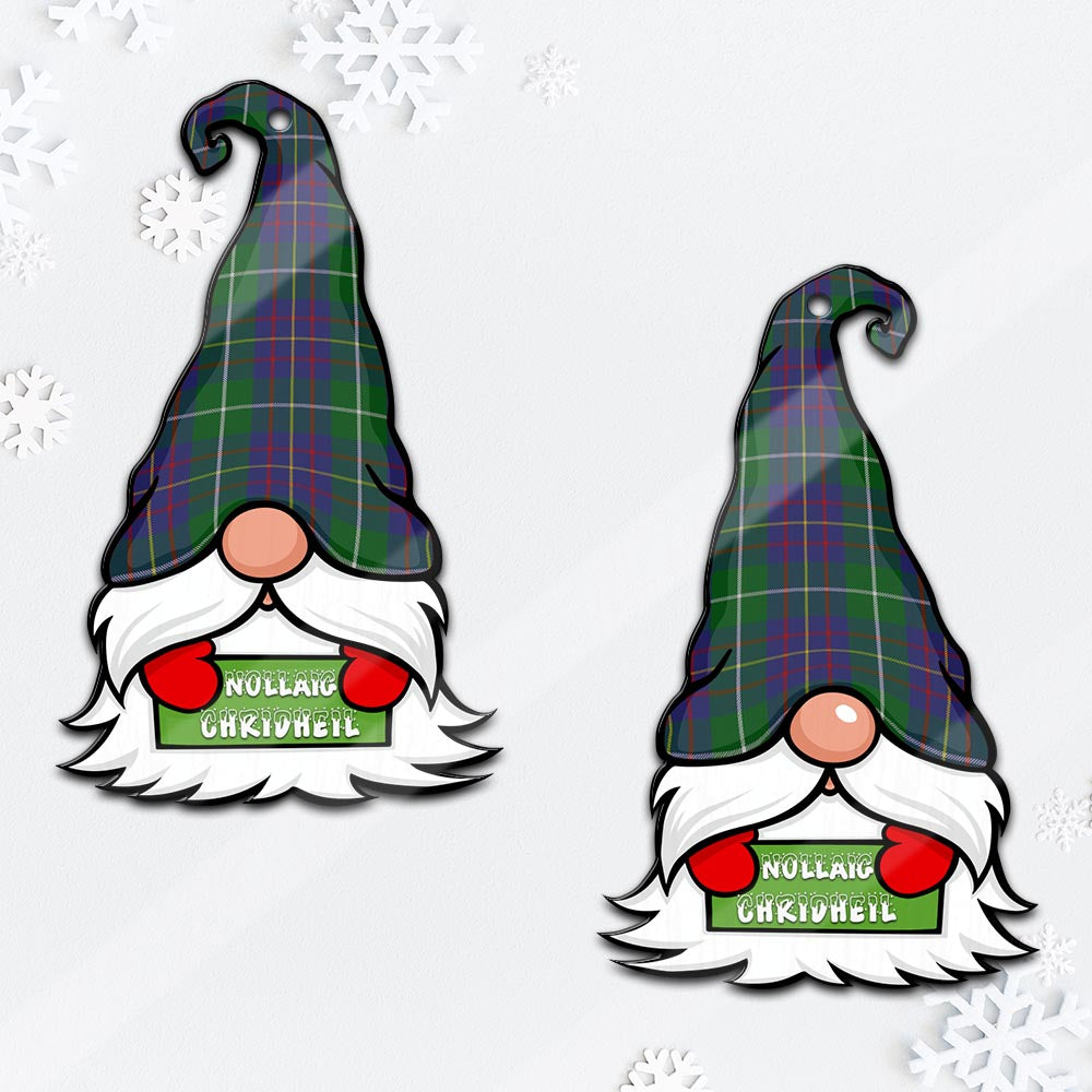 MacIntyre Inglis Gnome Christmas Ornament with His Tartan Christmas Hat - Tartan Vibes Clothing