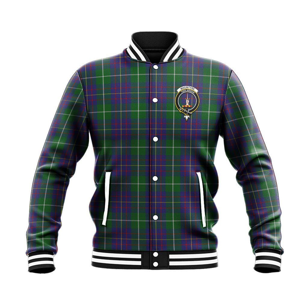 MacIntyre Inglis Tartan Baseball Jacket with Family Crest - Tartan Vibes Clothing