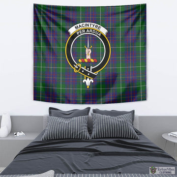 MacIntyre Inglis Tartan Tapestry Wall Hanging and Home Decor for Room with Family Crest