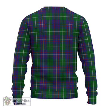 MacIntyre Inglis Tartan Ugly Sweater with Family Crest DNA In Me Style