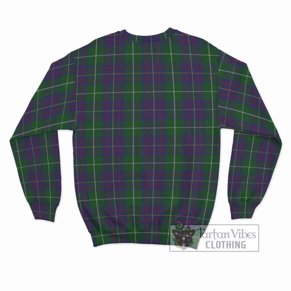 MacIntyre Inglis Tartan Sweatshirt with Family Crest DNA In Me Style - Tartanvibesclothing Shop