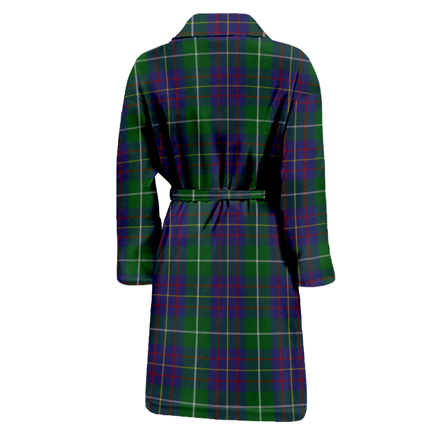 MacIntyre Inglis Tartan Bathrobe with Family Crest - Tartan Vibes Clothing