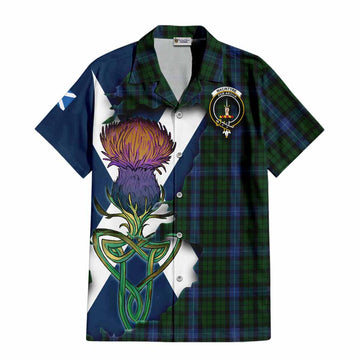 MacIntyre (McIntyre) Tartan Family Crest Hawaiian Shirt Scottish Thistle Celtic Inspired Kid - Tartan Vibes Clothing