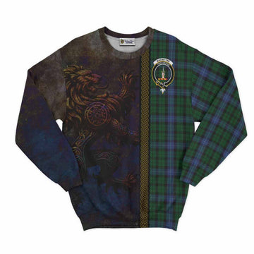 MacIntyre (McIntyre) Tartan Family Crest Sweatshirt Alba Gu Brath Be Brave Lion Ancient Style