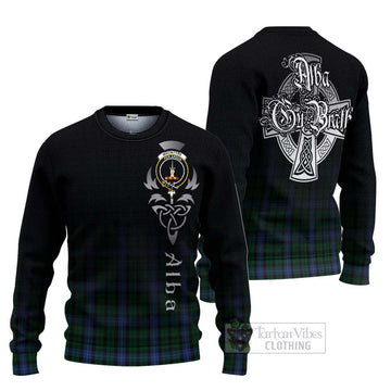 MacIntyre (McIntyre) Tartan Ugly Sweater Featuring Alba Gu Brath Family Crest Celtic Inspired