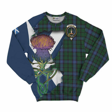 MacIntyre (McIntyre) Tartan Family Crest Sweatshirt Scottish Thistle Celtic Inspired