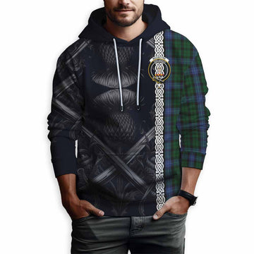 MacIntyre (McIntyre) Tartan Hoodie with Family Crest Cross Sword Thistle Celtic Vibes