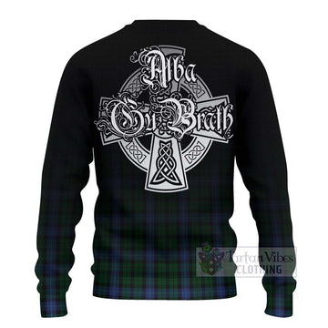 MacIntyre (McIntyre) Tartan Ugly Sweater Featuring Alba Gu Brath Family Crest Celtic Inspired