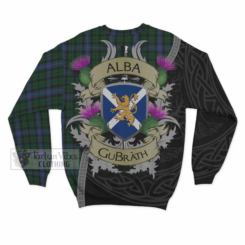 MacIntyre (McIntyre) Tartan Family Crest Sweatshirt Lion Rampant Royal Thistle Shield Celtic Inspired - Tartan Vibes Clothing