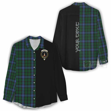 MacIntyre (McIntyre) Tartan Women's Casual Shirt with Family Crest and Half Of Me Style