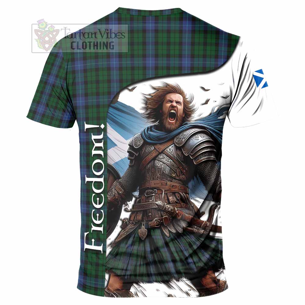 MacIntyre (McIntyre) Crest Tartan T-Shirt Inspired by the Freedom of Scottish Warrior