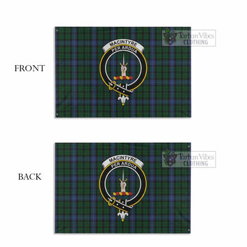 MacIntyre (McIntyre) Tartan House Flag with Family Crest - Tartan Vibes Clothing