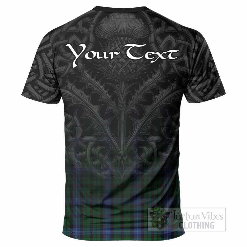 Tartan Vibes Clothing MacIntyre (McIntyre) Tartan T-Shirt with Family Crest Celtic Thistle Vibes