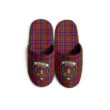 MacIntyre Modern Tartan Home Slippers with Family Crest