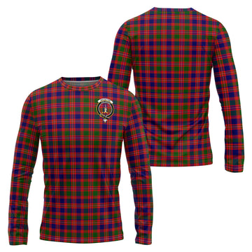 MacIntyre Modern Tartan Long Sleeve T-Shirt with Family Crest