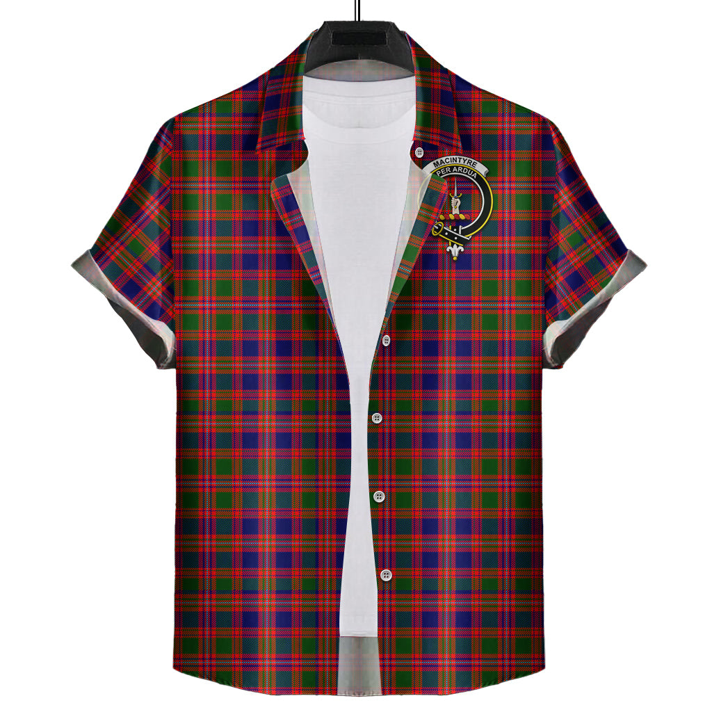 macintyre-modern-tartan-short-sleeve-button-down-shirt-with-family-crest