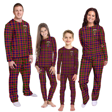 MacIntyre Modern Tartan Pajamas Family Set with Family Crest