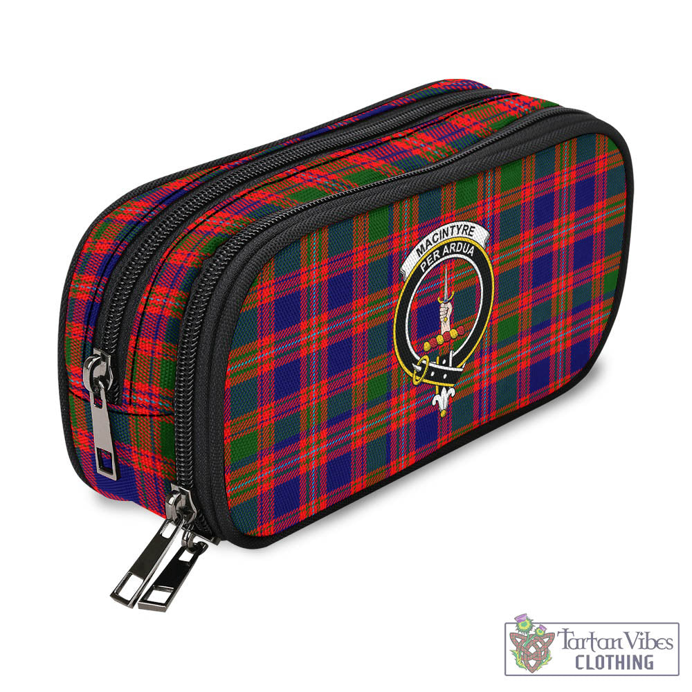 Tartan Vibes Clothing MacIntyre Modern Tartan Pen and Pencil Case with Family Crest