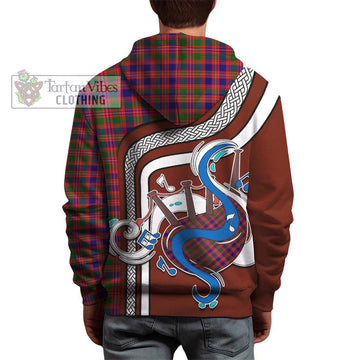 MacIntyre Modern Tartan Hoodie with Epic Bagpipe Style