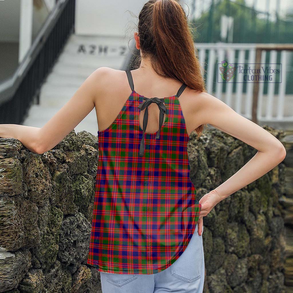 Tartan Vibes Clothing MacIntyre Modern Tartan Loose Halter Neck Camisole