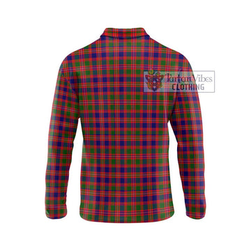 MacIntyre Modern Tartan Long Sleeve Polo Shirt with Family Crest DNA In Me Style