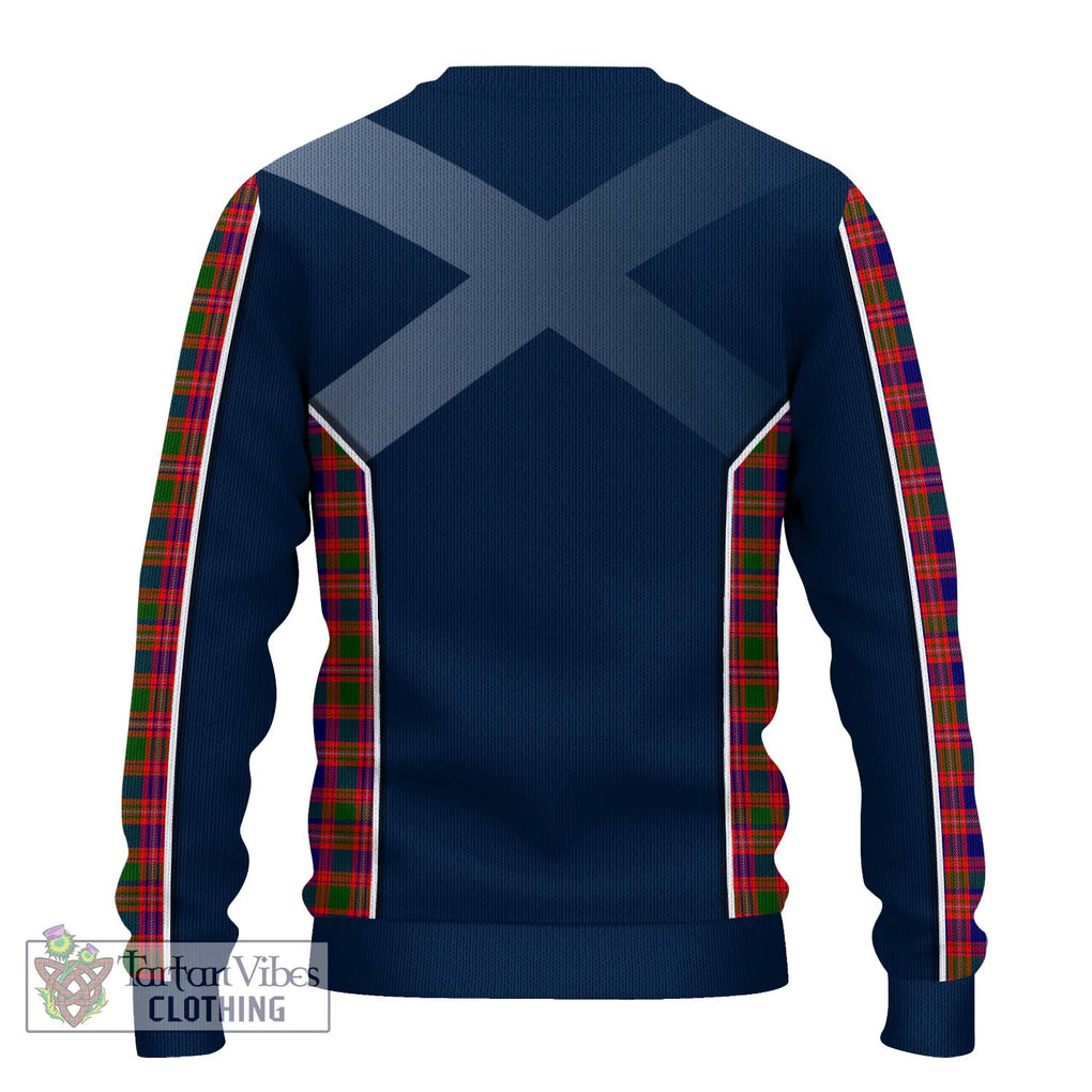 MacIntyre Modern Tartan Knitted Sweater with Family Crest and Lion Rampant Vibes Sport Style - Tartan Vibes Clothing