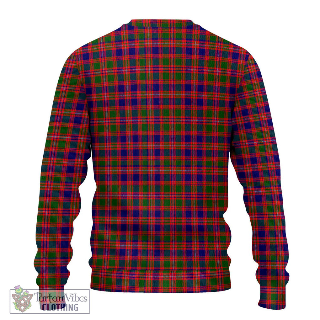 MacIntyre Modern Tartan Knitted Sweater with Family Crest DNA In Me Style - Tartanvibesclothing Shop