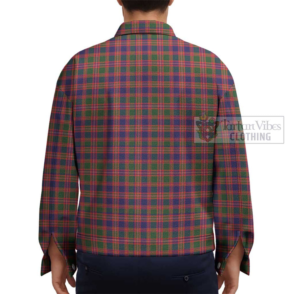 MacIntyre Modern Tartan Unisex Lapel Cotton Jacket - Tartan Vibes Clothing