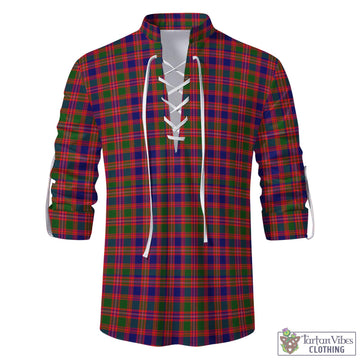 MacIntyre Modern Tartan Men's Scottish Traditional Jacobite Ghillie Kilt Shirt