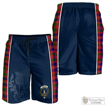 MacIntyre Modern Tartan Men's Shorts with Family Crest and Scottish Thistle Vibes Sport Style