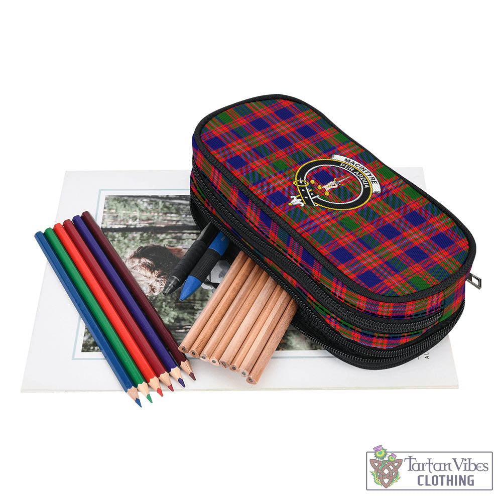 Tartan Vibes Clothing MacIntyre Modern Tartan Pen and Pencil Case with Family Crest