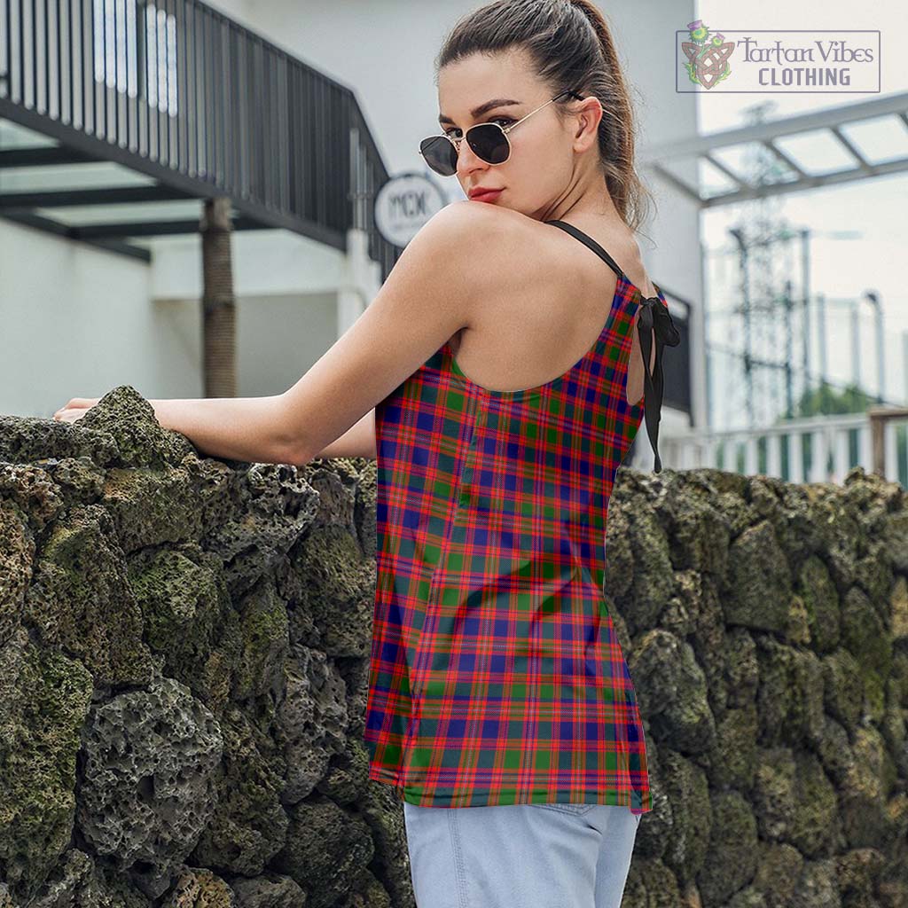 Tartan Vibes Clothing MacIntyre Modern Tartan Loose Halter Neck Camisole