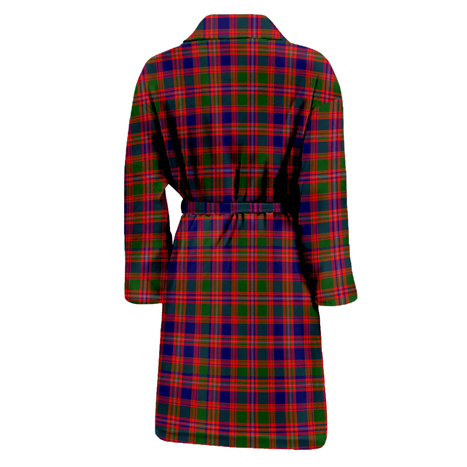 MacIntyre Modern Tartan Bathrobe with Family Crest - Tartan Vibes Clothing