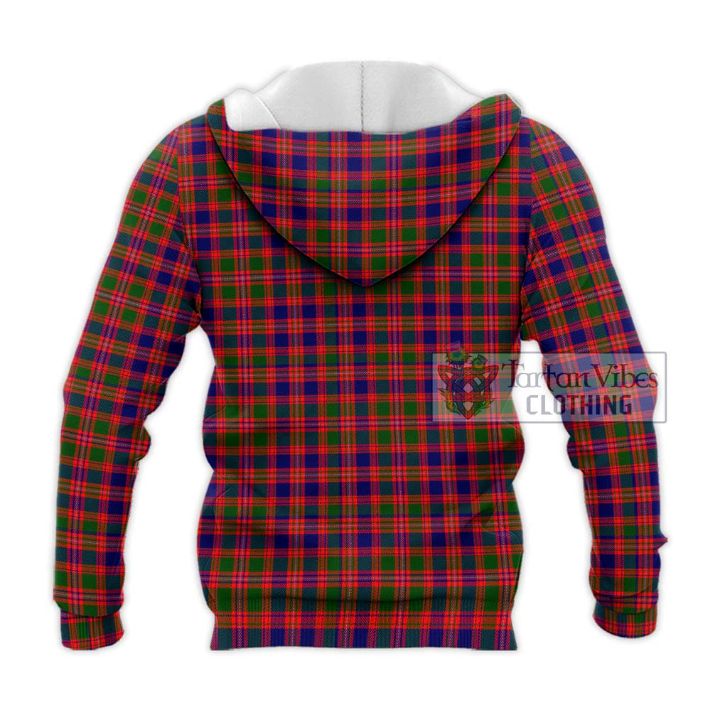 MacIntyre Modern Tartan Knitted Hoodie with Family Crest DNA In Me Style - Tartanvibesclothing Shop