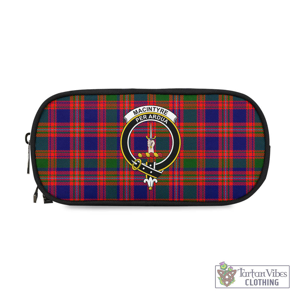 Tartan Vibes Clothing MacIntyre Modern Tartan Pen and Pencil Case with Family Crest