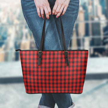 MacIver (McIver) Tartan Leather Tote Bag