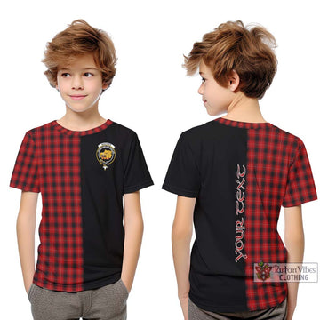 MacIver (McIver) Tartan Kid T-Shirt with Family Crest and Half Of Me Style Youth XL Size14 - Tartan Vibes Clothing