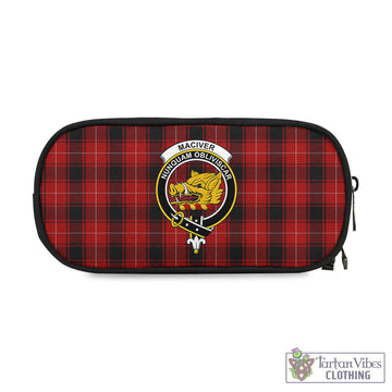 MacIver (McIver) Tartan Pen and Pencil Case with Family Crest