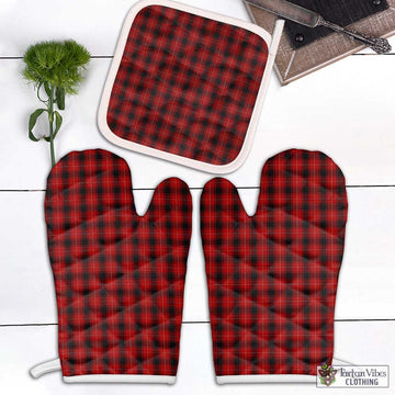 MacIver (McIver) Tartan Combo Oven Mitt & Pot-Holder White - Tartan Vibes Clothing