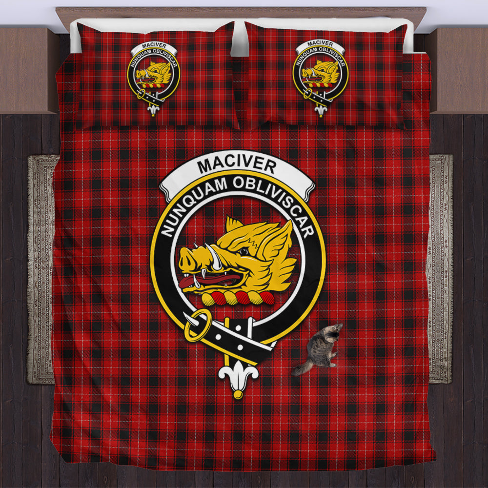 MacIver (McIver) Tartan Bedding Set with Family Crest US Bedding Set - Tartan Vibes Clothing