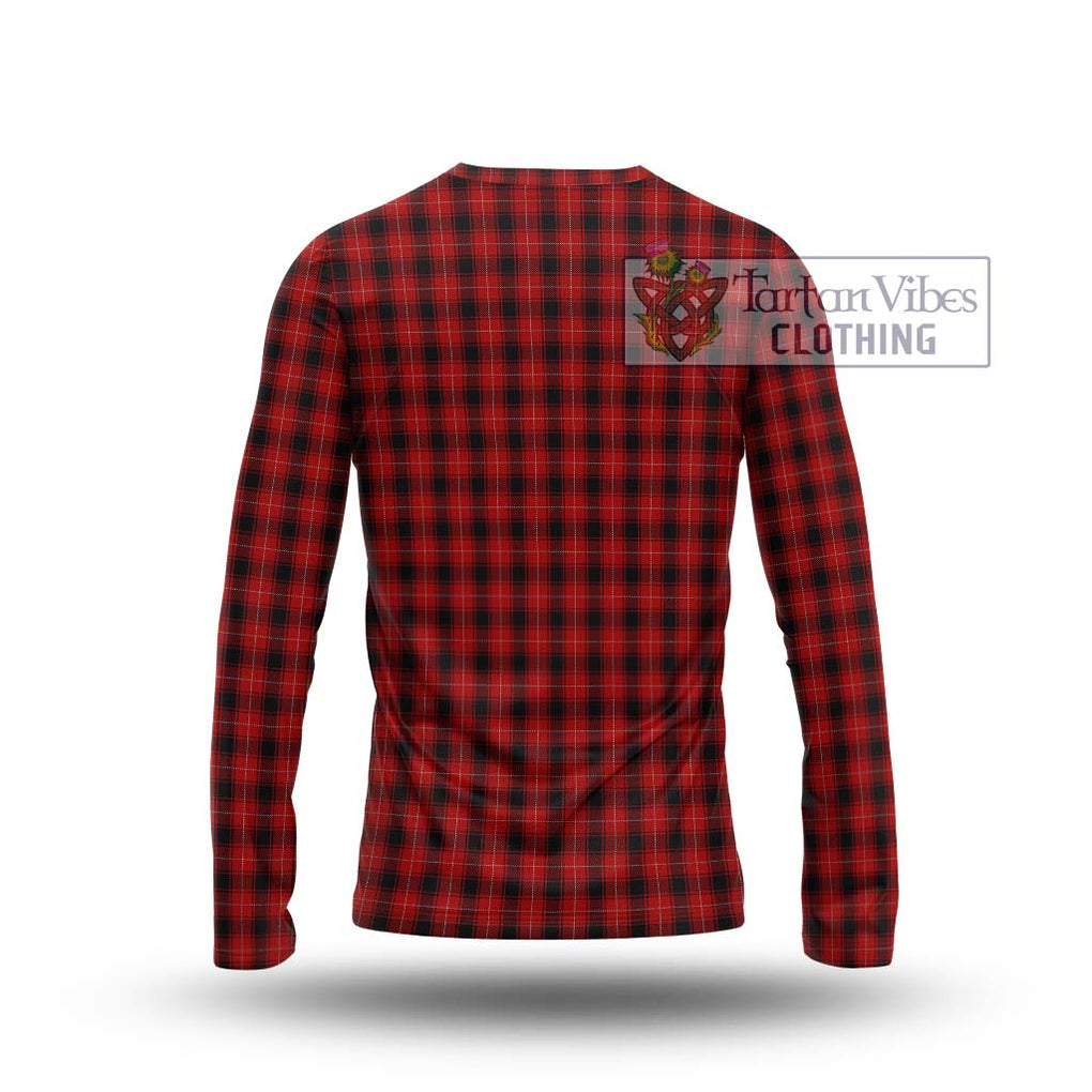 MacIver (McIver) Tartan Long Sleeve T-Shirt with Family Crest DNA In Me Style - Tartanvibesclothing Shop