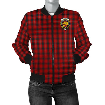 MacIver (McIver) Tartan Bomber Jacket with Family Crest